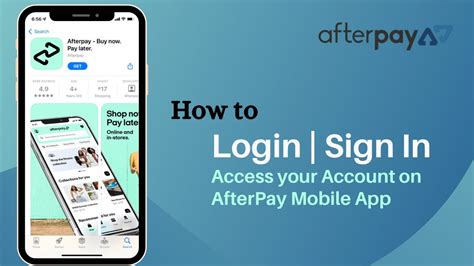 after pay login|afterpay app log in.